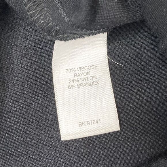 J.JILL Ponte Leggings in Black Size XS Petite Rayon Spandex Center Seam Pull On - Picture 5 of 8